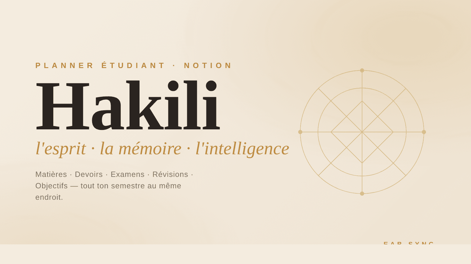 Hakili — Student planner cover